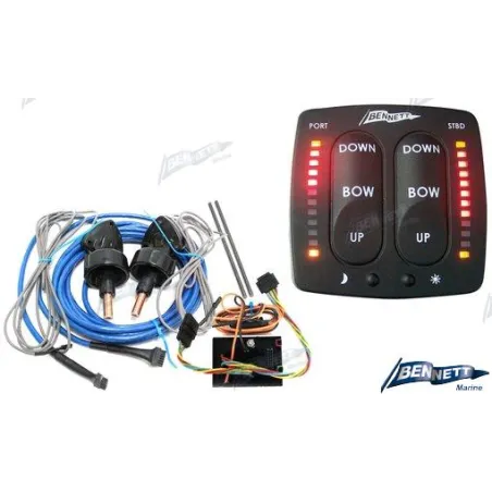 ZESTAW STERUJĄCY  TRIM TABS Z WSKAŹNIKIEM 12V