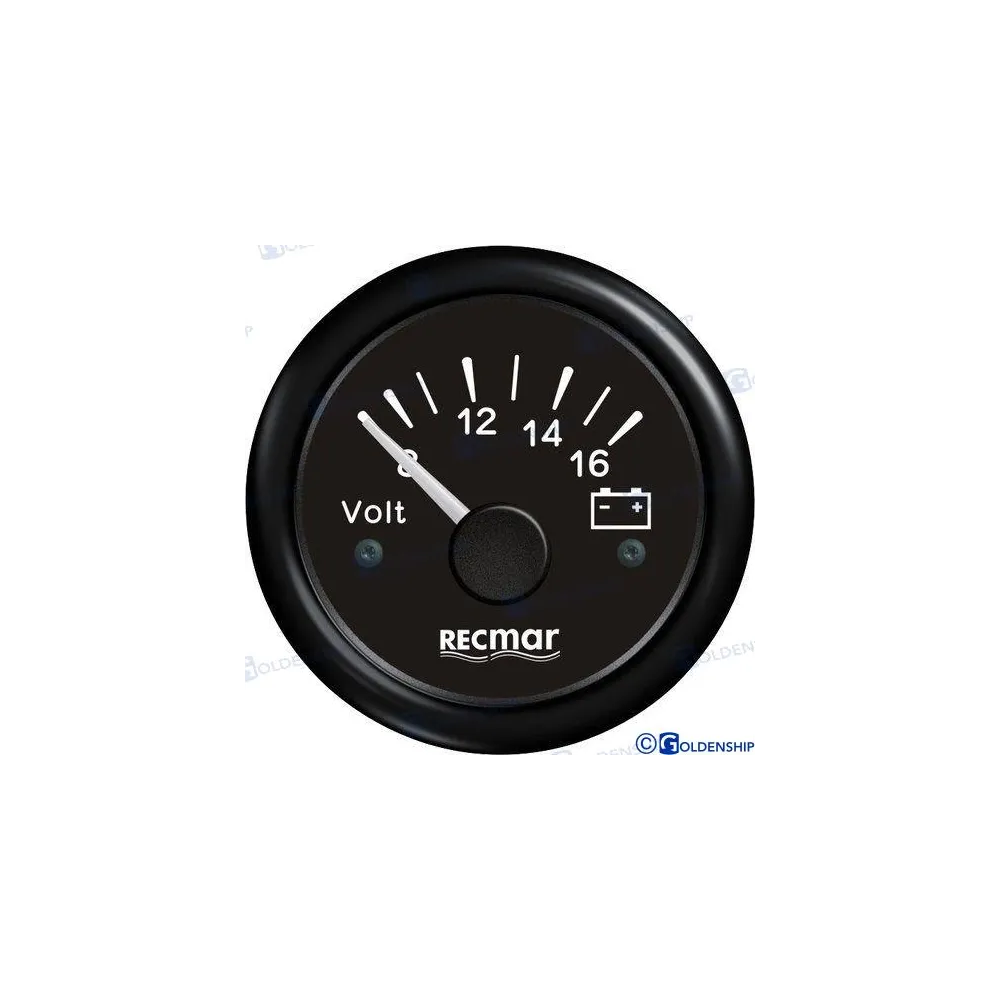 WSKAŹNIK VOLTOMETR 8-16V BLACK