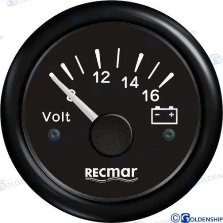 WSKAŹNIK VOLTOMETR 8-16V BLACK